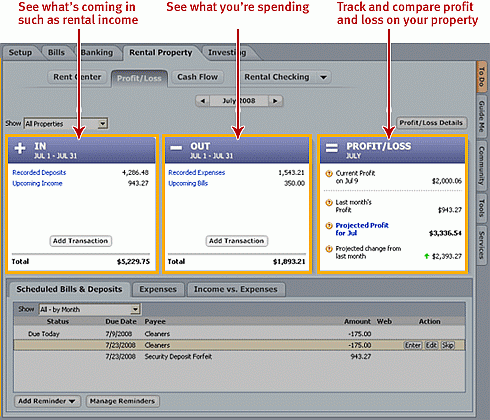 Rental Property Management Software on What We Like About Quicken Rental Property Manager 2010